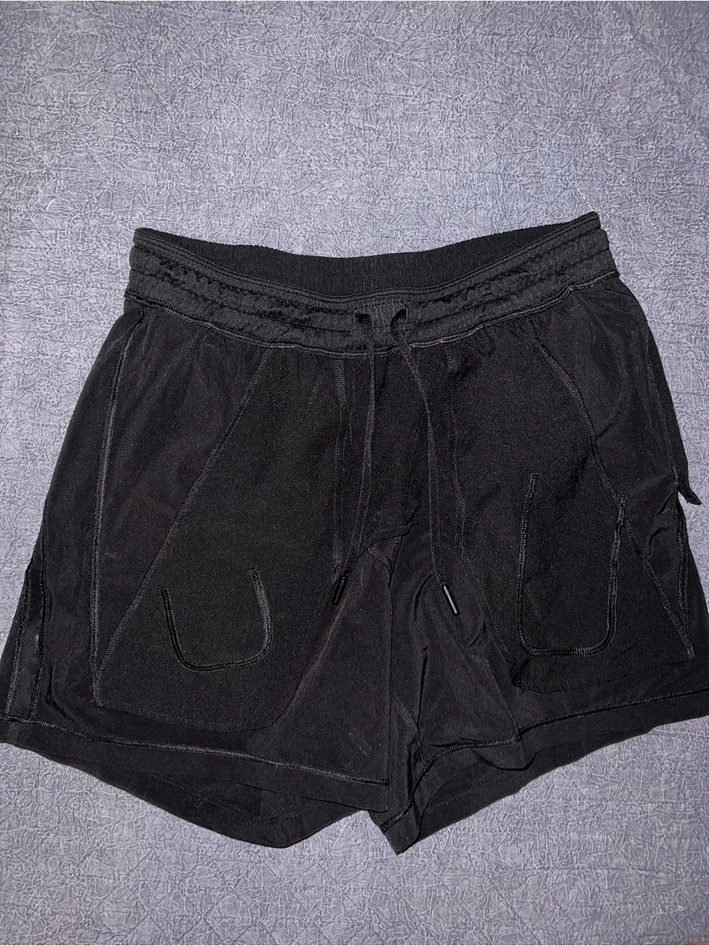 lululemon Pace Breaker Linerless Short 5” Black Small